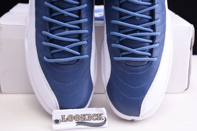 Reps TB 130690-404 Air Jordan 12 Stone Blue Retro 0718